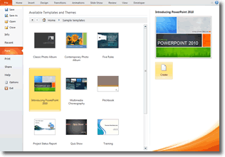 Preview of a PowerPoint template